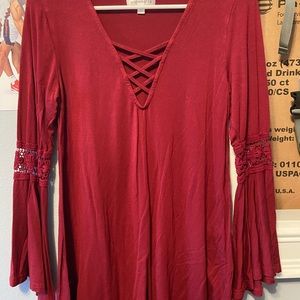 Boho long sleeve shirt